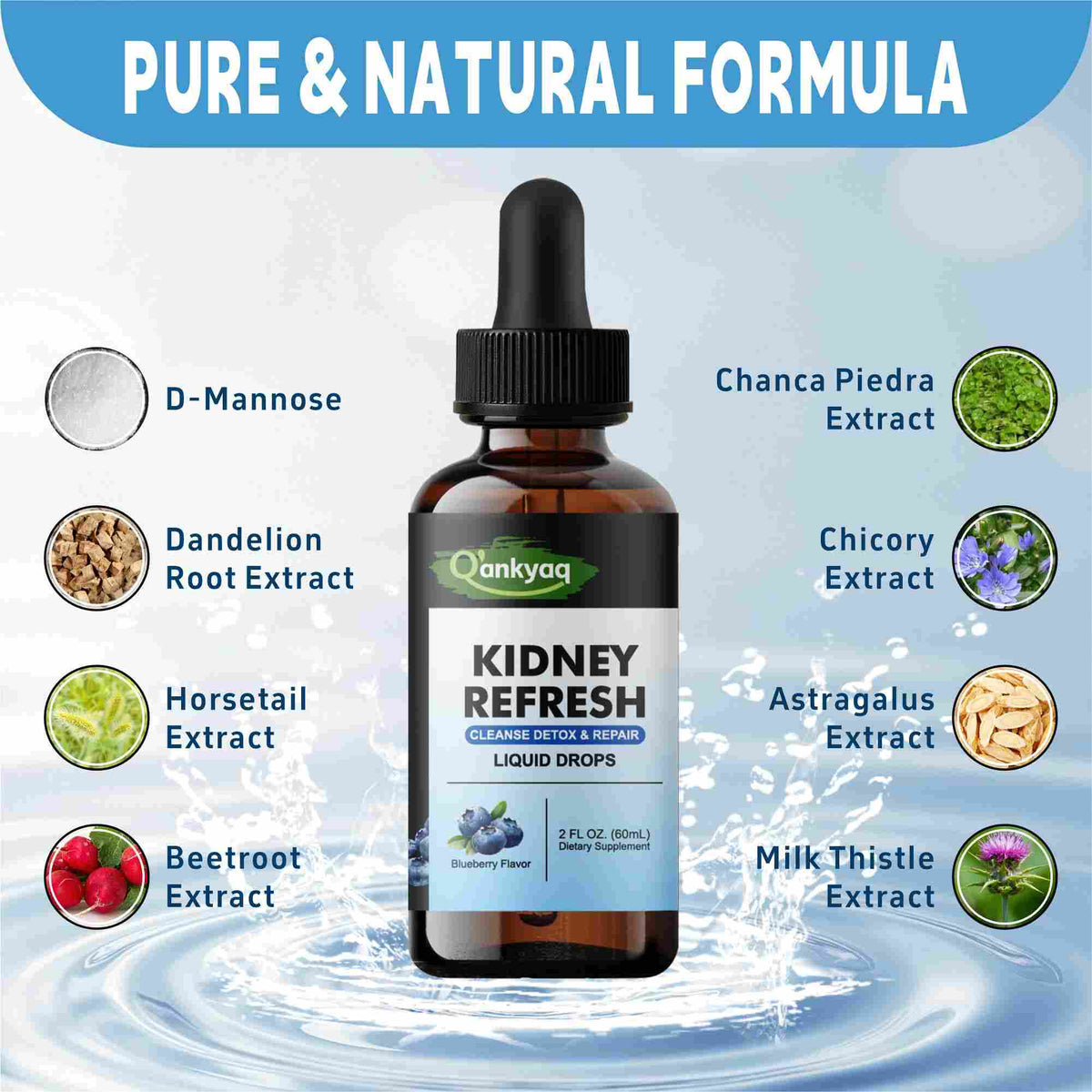 Kidney Support Liquid Drops — ingredient list