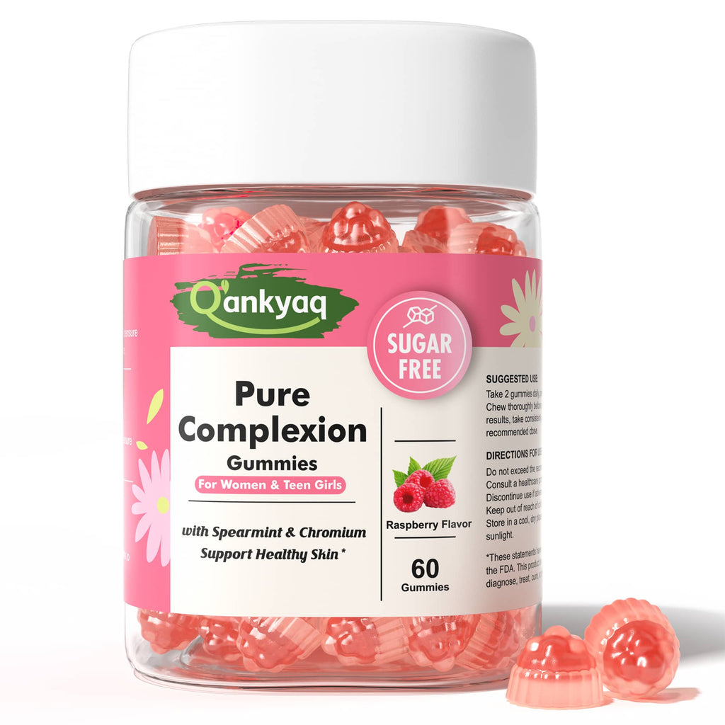 q'ankyaq spearmint skin panel, every entry named — PureComplexiongummies — q'ankyaq