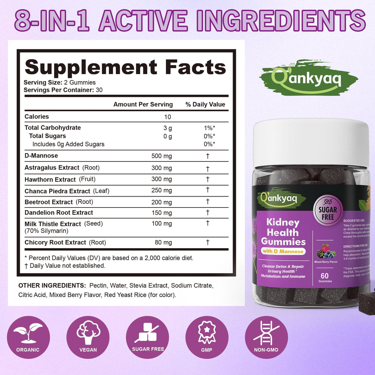 Kidney Support Gummies — packaging detail
